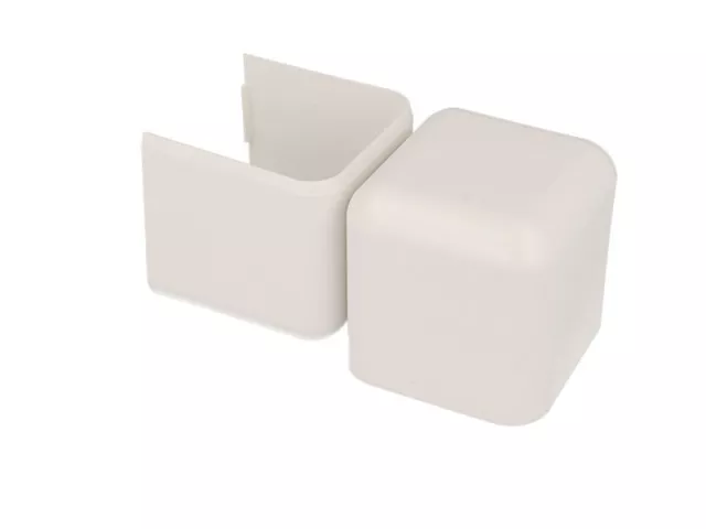 Embout pour goulotte PVC blanc 60 x 60 mm KOPOS