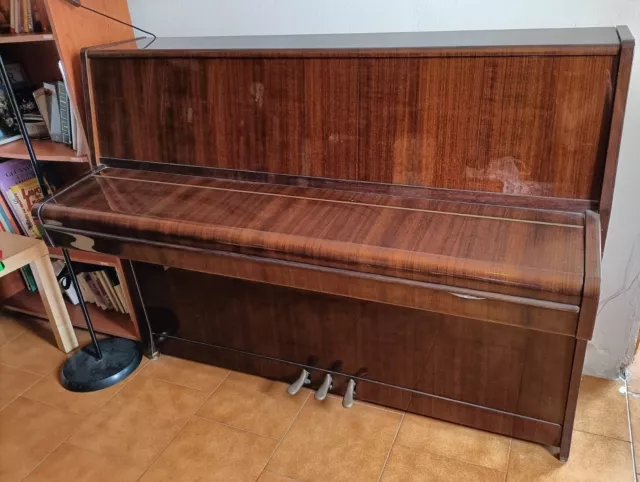 Pianoforte verticale Rosler marrone 