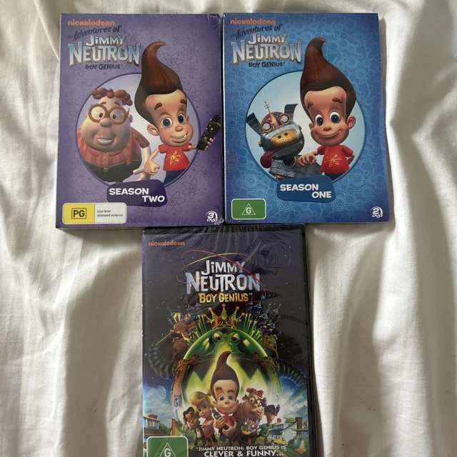 JIMMY NEUTRON: BOY Genius SEASONS 1 2 + Movie Nickelodeon BRAND NEW £23 ...