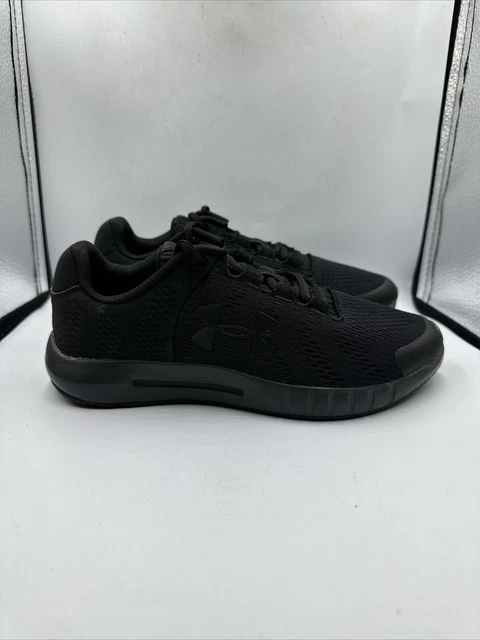 Scarpe da ginnastica Under Armour Micro G nere per ragazzi taglia UK 4 US 4,5 EU 36,5