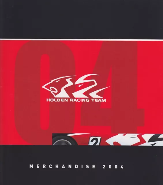 Holden HRT HSV Merchandise Brochure 2004 VY VZ Era