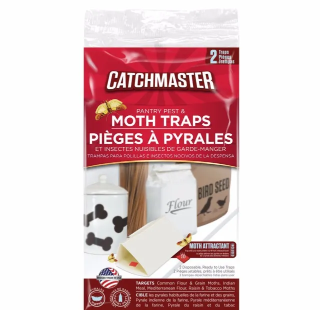 Catchmaster 812SD Meal Moth Pantry Pest 12 Traps