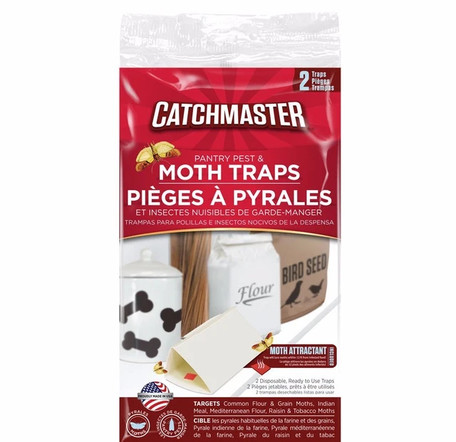 Catchmaster 812SD Meal Moth Pantry Pest 12 Traps