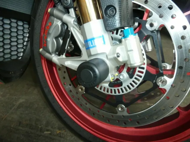 Ducati 950 Hypermotard Rve 2020-2023 Choc Champignons Essieu Avant Sliders
