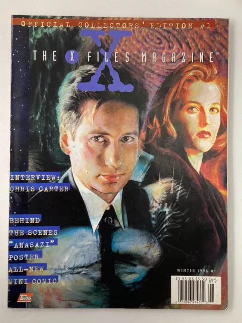 The X-Files Magazine Winter 1996 David Duchovny and Gillian Anderson No Label
