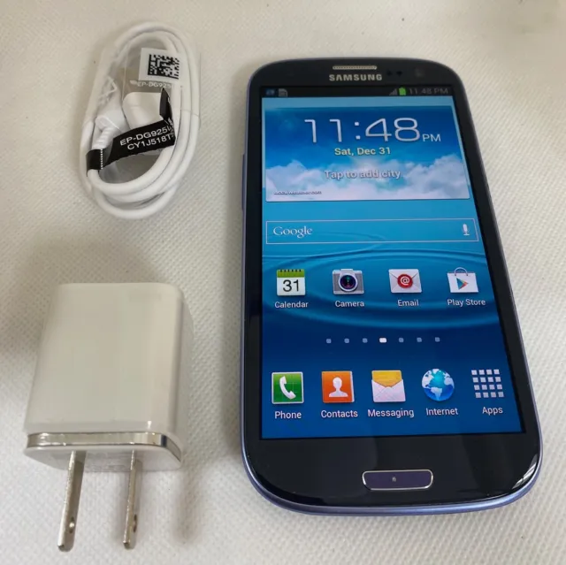 Samsung Galaxy S3 SGH-T999-16GB-Bue (GSM unlocked)30 days warranty