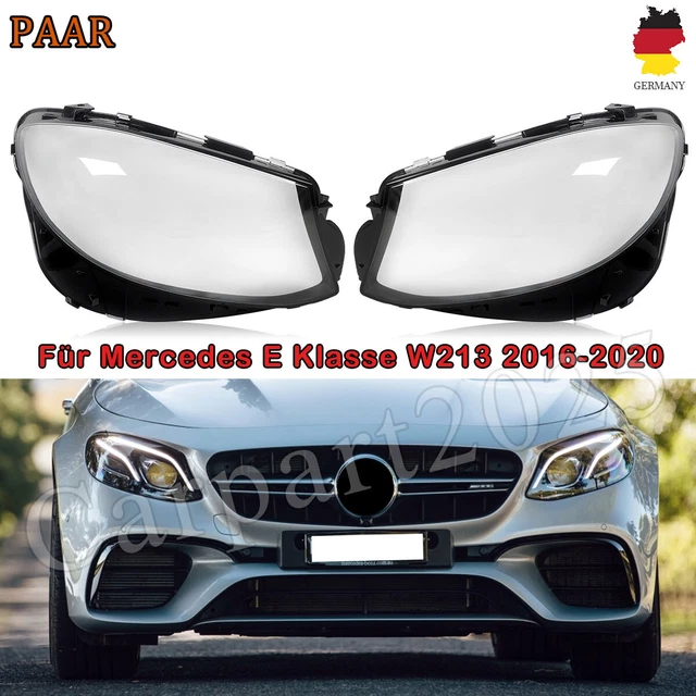 Paar Scheinwerferglas Streuscheibe Links+Rechts Passt Zu Mercedes W211/ 2002-2009