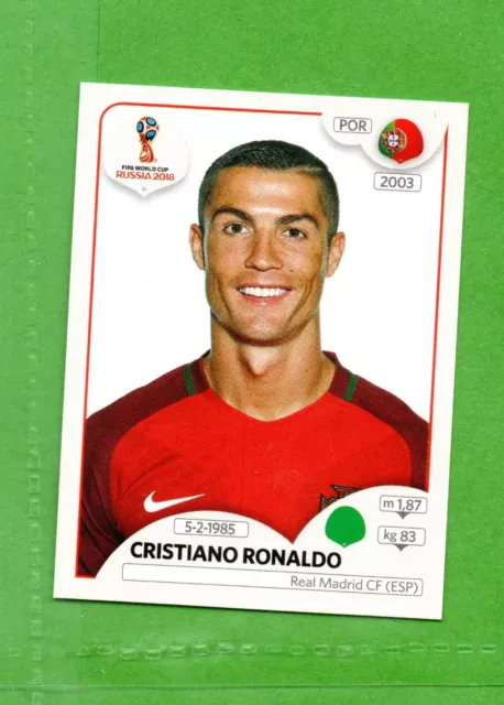 Cristiano Ronaldo Portugal Panini Wc Russia  2018 N° 130 Nuova Perfetta