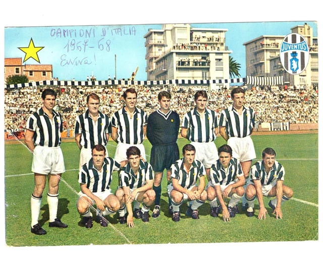 JUVENTUS CARTOLINA Squadra 1967 / 68 Viaggiata EUR 7,00 PicClick IT
