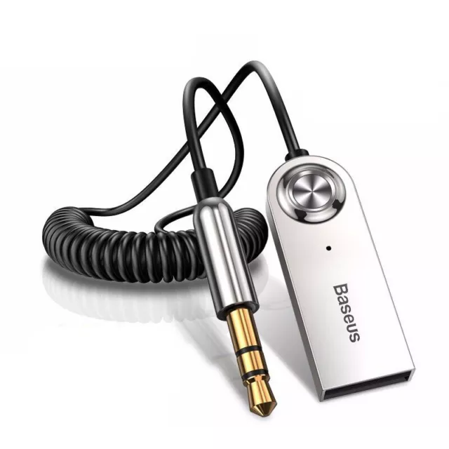 Baseus USB Bluetooth 3.5mm AUX Audio Adapter Kabel Auto PC Wireless Empfänger