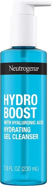 Neutrogena Hydro Boost Lightweight Hydrating Facial Gel Cleanser, Face Wash Gel