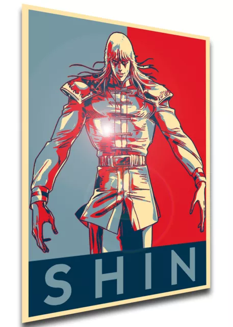 Poster Propaganda - Fist of the North Star - Hokuto No Ken - Shin - LL1427