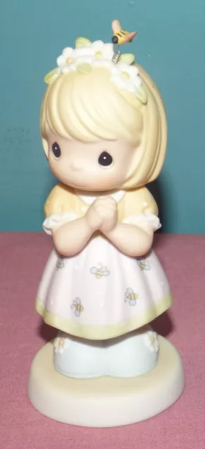 2001 Precious Moments I'M AM A BEE-LIEVER Porcelain Figurine #928534