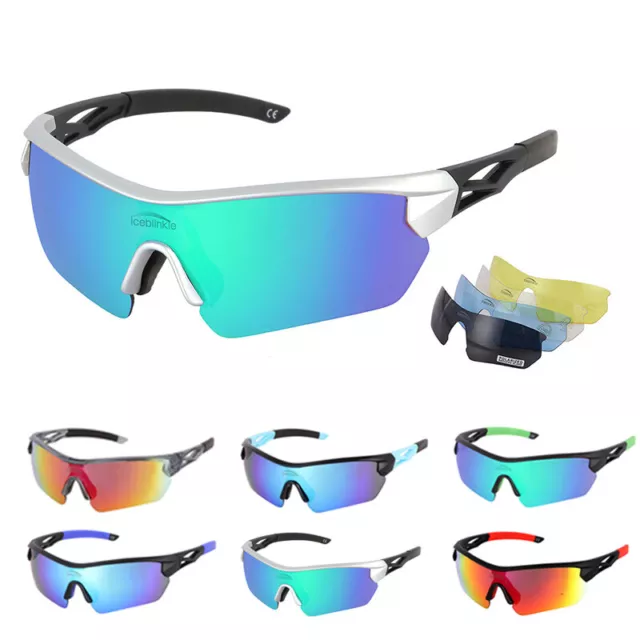 Sport Polarized Cycling Sunglasses for Men Women Outdoor Driving Fishing Glasses