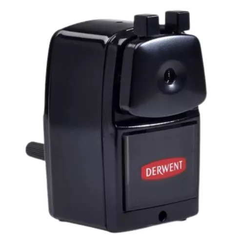 Derwent Super Point Manual Desk Pencil Sharpener Black 2302001