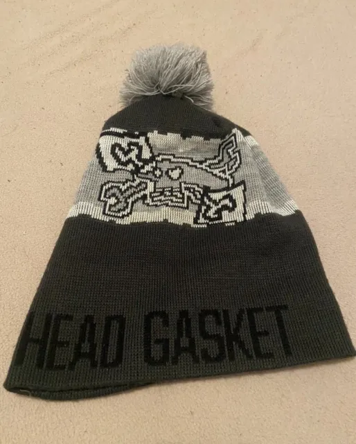 Adults GUY MARTIN MOTORCYCLE BOBBLE HAT Rare Beanie Head Gasket One Size.