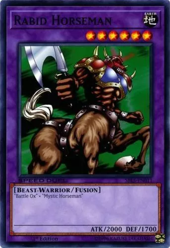 Yugioh! Rabid Horseman - SBLS-EN011 - Common - 1st Edition Near Mint, English