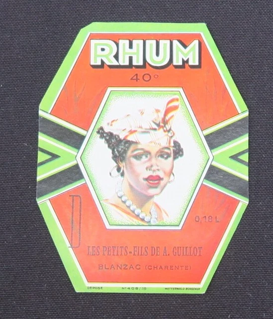 ANCIENNE ÉTIQUETTE RHUM Sainte-Lucie Wathelet Ensival Verviers french label EUR 6,00 - PicClick FR