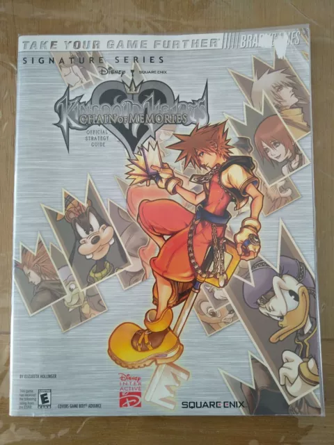 Guide officiel Kingdom Hearts Chain of Memories US, Bradygames, très bon état.