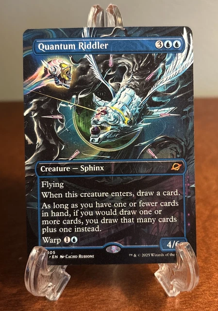 Qua Tam Riddler MTG QUANTUM RIDDLER (Borderless) Edge of Eternities Regular #305 Magic ...