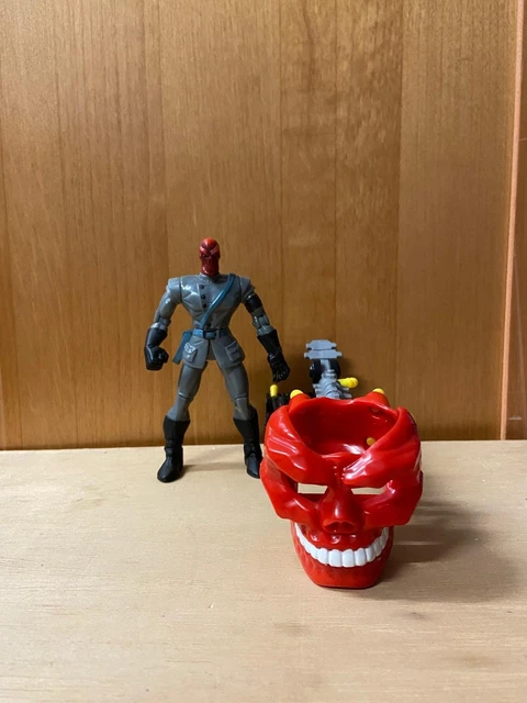 Vintage MARVEL Avengers : Figurine CRANE ROUGE Red Skull