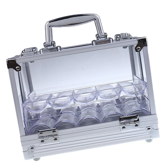 600 Chip Clear Acrylic Lock Carrier