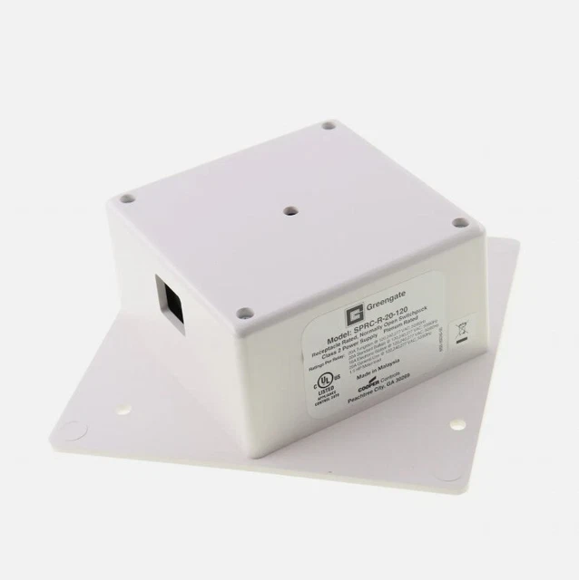 COOPER GREENGATE SPRCR20120 Receptacle Rated Occupancy Sensor Switch