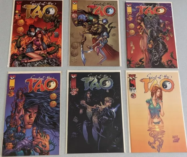 IMAGE TOP COW SPIRIT OF THE TAO Comic Book Lot of 6 1 2 3 4 13 14 1998 D-Tron