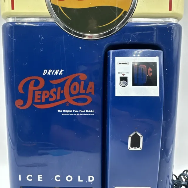 PEPSI-COLA DRINK VENDING Machine replica Wall Display Phone FOR PARTS ...
