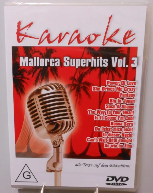 Karaoke DVD Mallorca Superhits (3) Fete Stimmung Mitsingen Party zu Hause #T428