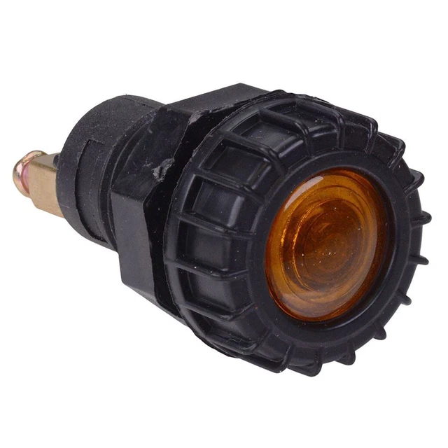 Jaune Automobile 17mm Panneau Indicateur Lumière 12V