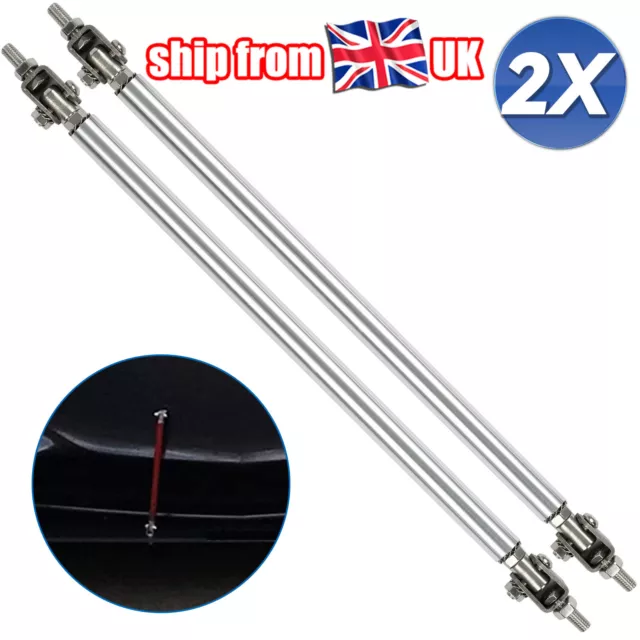 Universal Adjustable Bumper 20cm Splitter Lip Spoiler Strut Support Rod Tie Bar