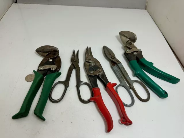 SHEARS & SNIPS, Box Lot Of 5, Wiss, Prosnip Utica Nice Bundle of Stuff!