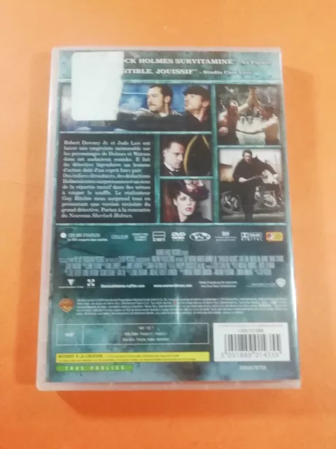 DVD - SHERLOCK HOLMES - Guy Ritchie Robert Downey Jr Neuf Blister VF Yooplay H9 2