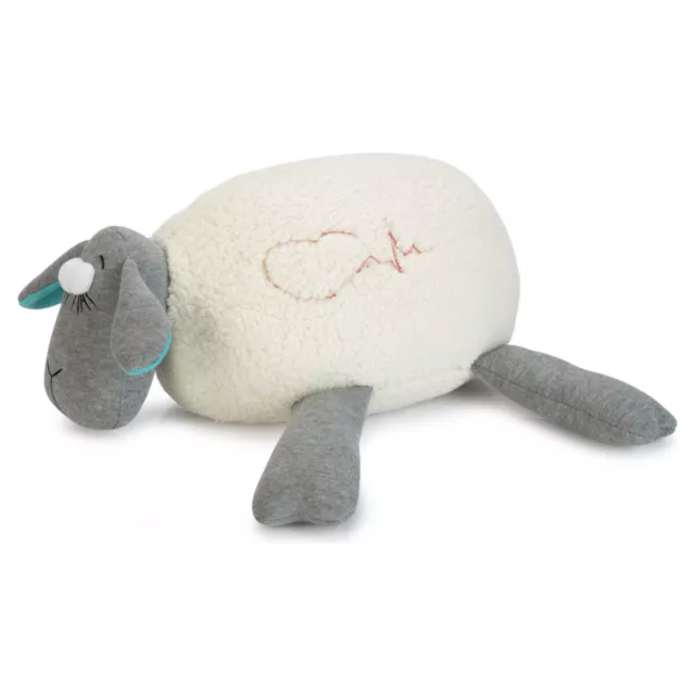 Beeztees Puppy Cani Giocattoli Battito Cardiaco Grigio-Bianco, Nuovo
