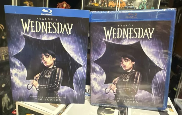 Wednesday The Complete First Season Blu Ray Jenna Ortega NEW FACTORY SEALED