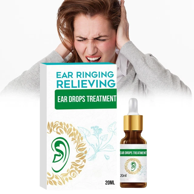 Gotas para los oídos líquido para el cuidado de los oídos 20 ml gotas para los oídos con dificultades auditivas para los síntomas del tinnitus