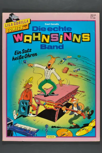 Lila Gorilla Comics 1: Die echte Wahnsinnsband: Ein Satz heiße Ohren.Ehapa.1986.