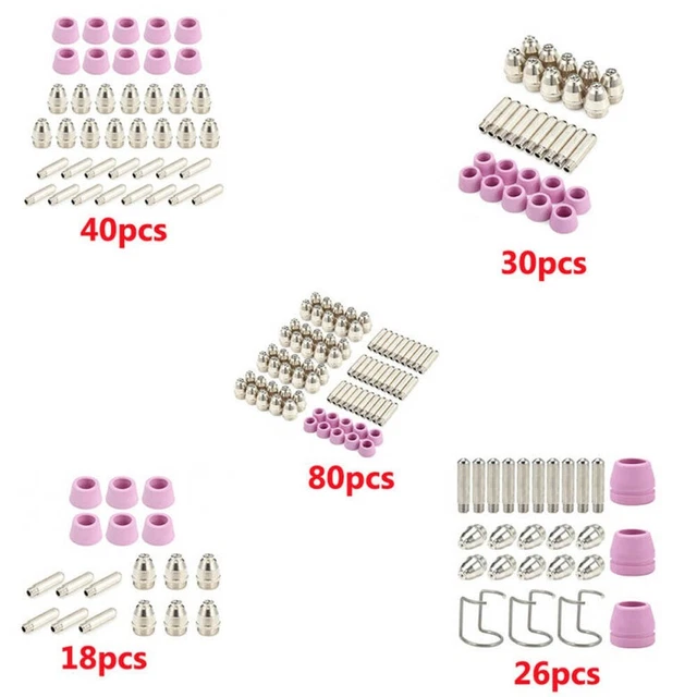 20 pièces 220842 Électrodes de découpe plasma adaptées à Hyper therm Powermax 45XP/65/85/105  1420