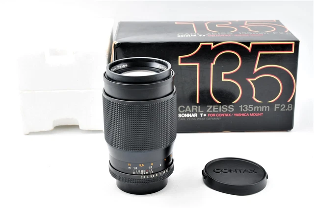 [Near MINT] Contax Carl Zeiss Sonnar T 135mm f/2.8 Lens AEJ CY Mount JAPAN #408