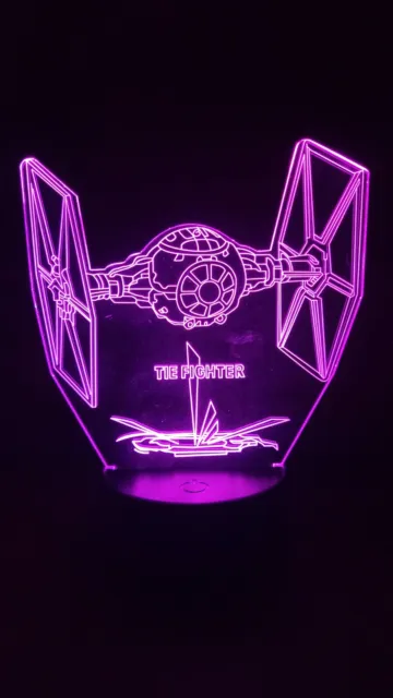 Veilleuse led lampe VAISSEAU THE FIGHTER STAR WARS