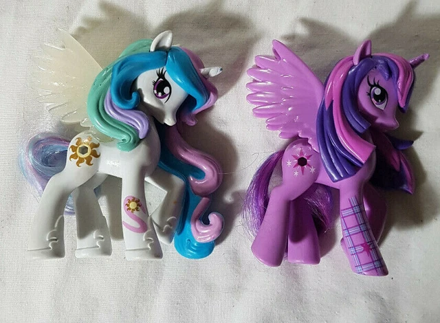 4 Ponies MY LITTLE PONY Lot G4 Ponies Princess Celestia Twilight Sparkle $19.77 ...