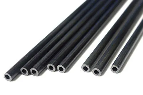 8pcs 4mm Round Carbon Fiber Wing Tube 4mmx2mmx420mm pultrusion for Quadcopt.....
