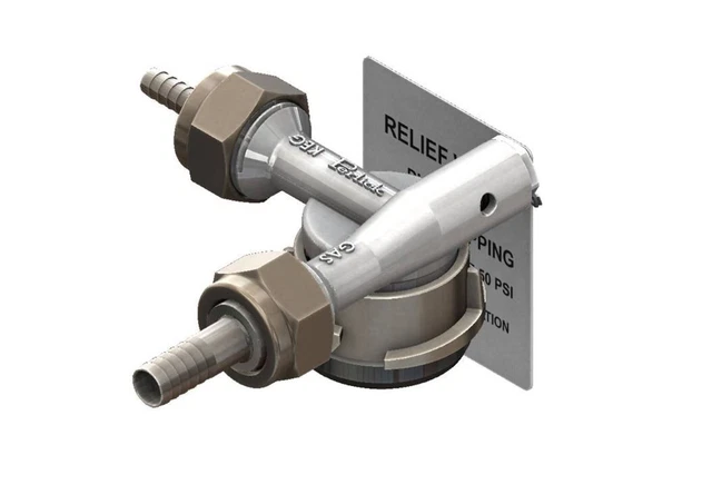Perlick 40030SSLD Low Profile Beer Keg Coupler - Sankey D 304 SS Lo-Boy Twist