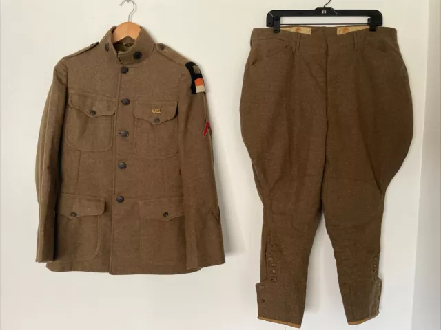 Beautiful WW1 Original Enlisted U.S. Army Coast Artillery Corps Service Uniform