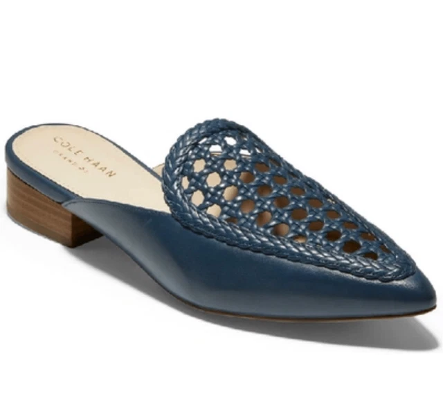 COLE HAAN PAYSON Weave Leather Mule Size 10 71.23 PicClick UK