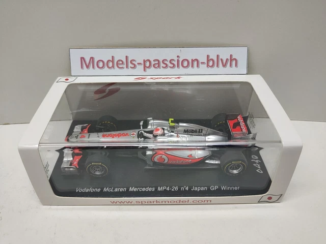 McLaren MP4-27 Jenson Button – Vainqueur Brésil 2012 – Minichamps 1/43 – Occasion