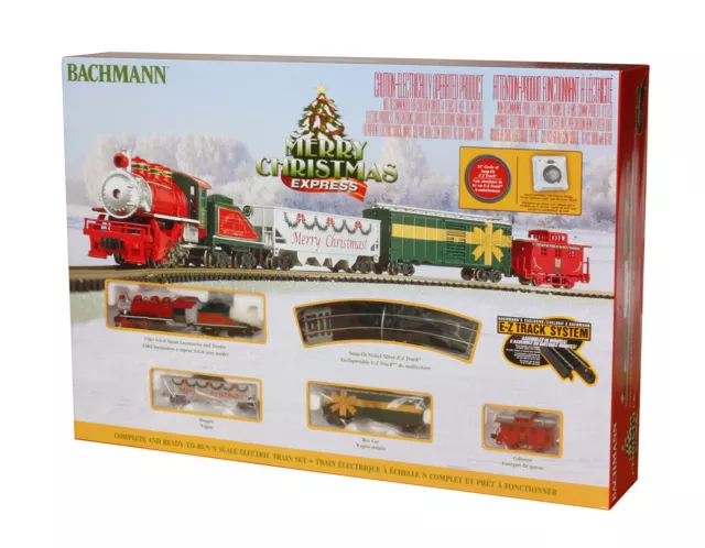 Bachmann 24027 N Scale Merry Christmas Express Train Set