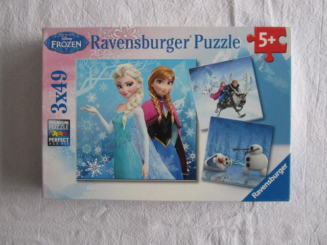 DISNEY FROZEN: ELSA, Anna & Olaf. Puzzle 3 x 49 Teile EUR 2,77 ...