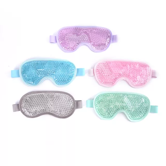 New Gel Eye Mask Reusable Beads for Hot Cold Therapy Soothing Relaxing Beauty